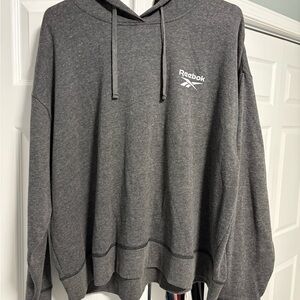 Reebok Gray Sweatshirt Hoodie